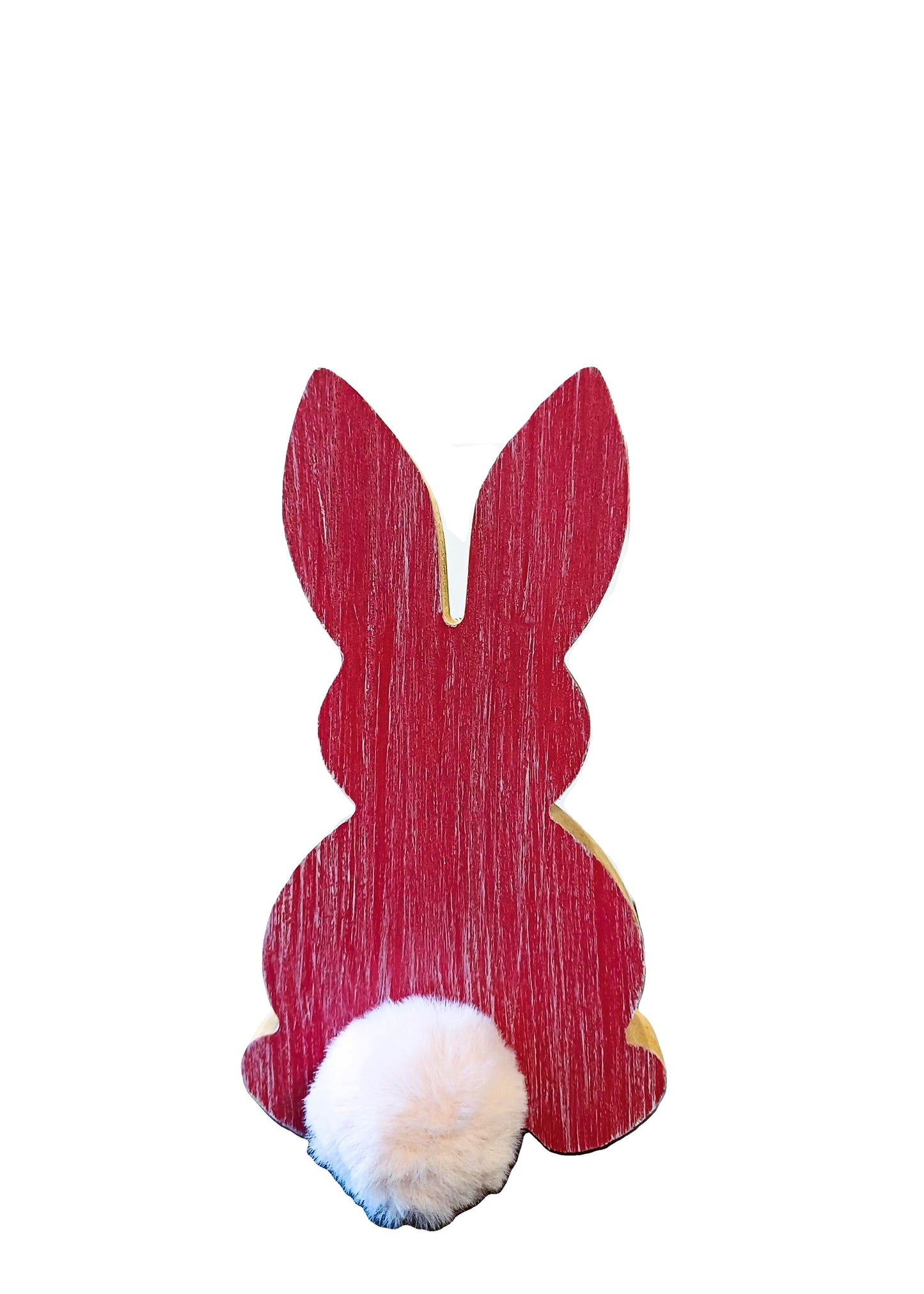 Hase aus Holz mit einem Bommel aus Plüsch als Osterdekoration
Höhe: ca. 16,0 cm
Breite: ca 2,0 cm
Material: Holz, Plüsch
Farben: rosa, pink
Lieferumfang: 1 Hase aus Holz in der ausgesuchten Variante