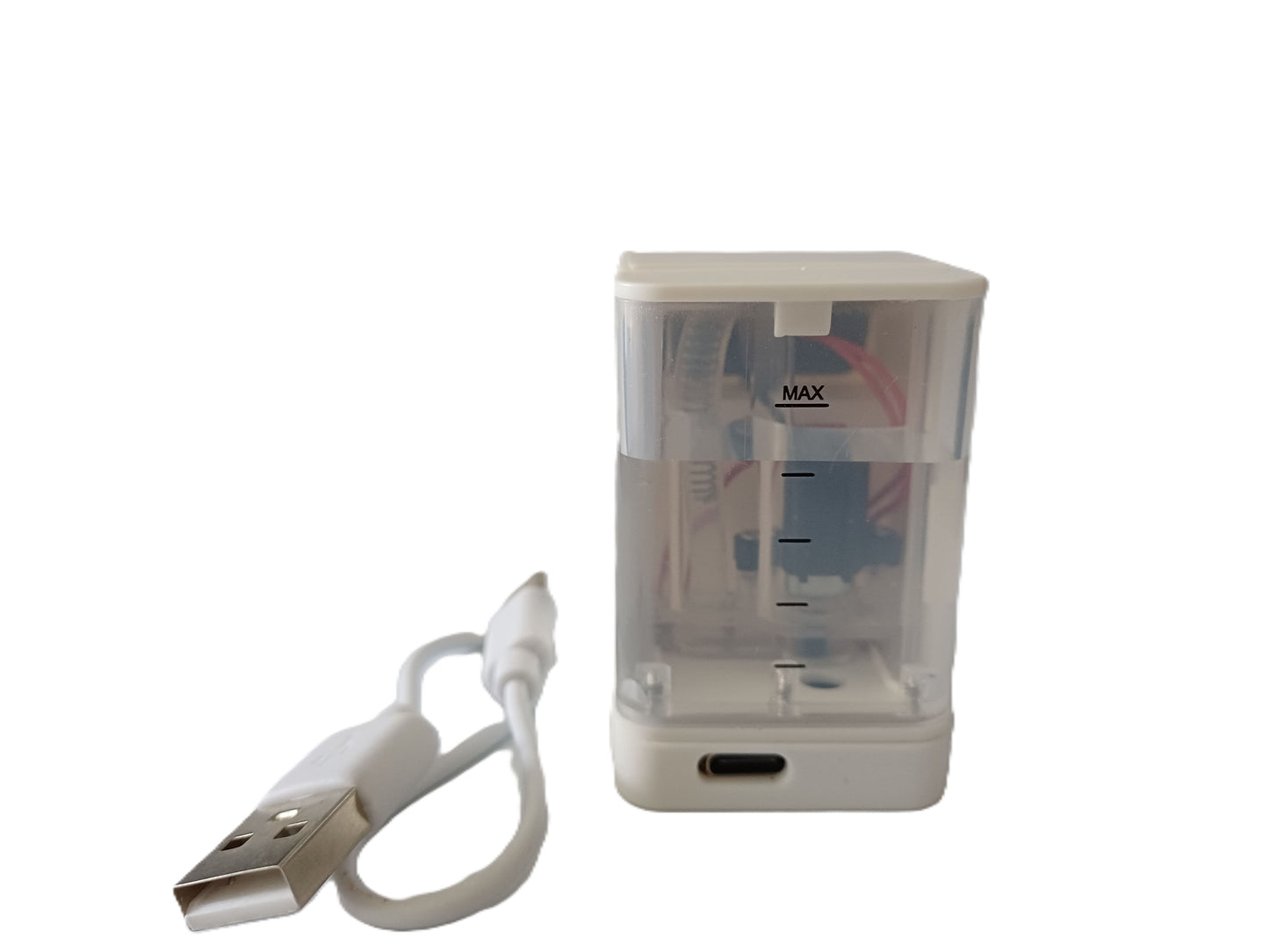 Kaffeeautomat + USB Ladekabel - Becher kann automatisch mit Wasser befüllt werden - Wichteltür Zubehör