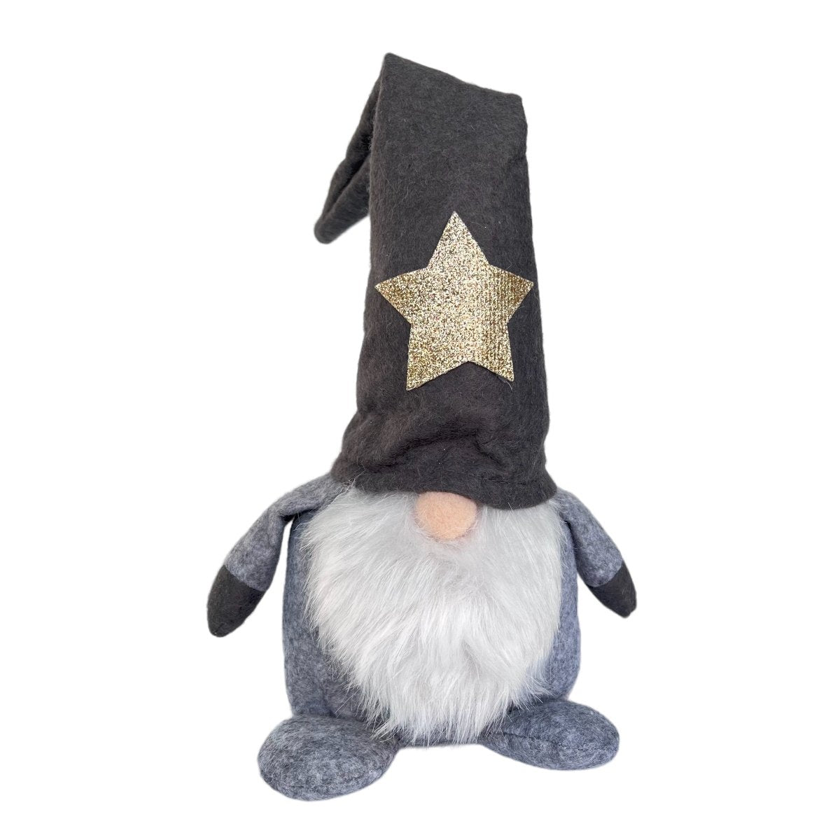 Wichtel - grau / weiß - 2 Varianten - H 35 cm