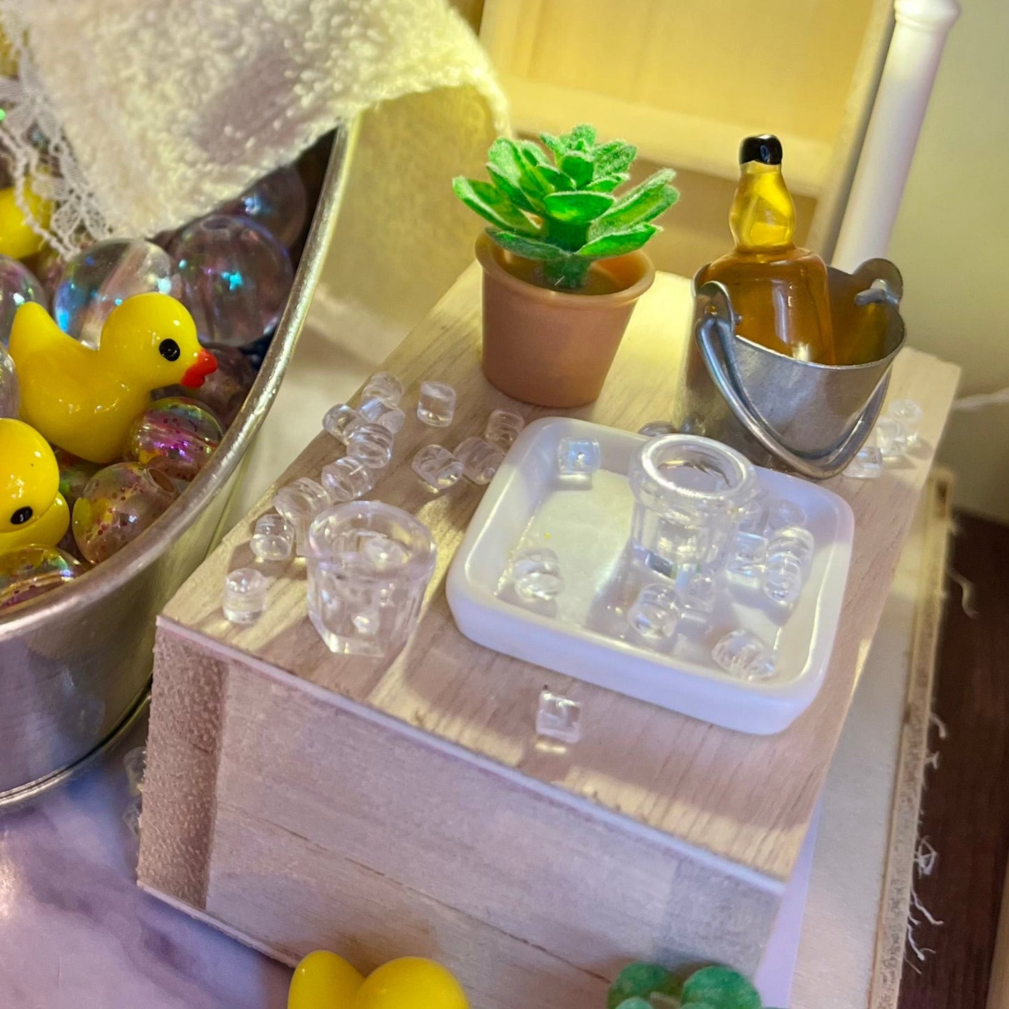 Getränke - 6-teiliges Set - ca. 3 cm - Zubehör Wichteltür