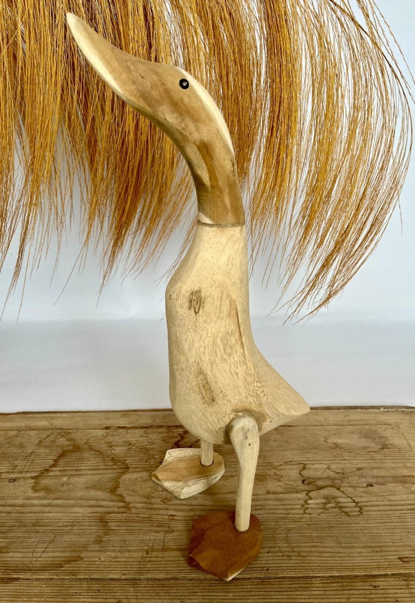 Ente aus Bambus - nautr - Höhe 43 cm Wunderschöne Deko aus Bambus. Jedes Teil handgefertigt und ein Unikat. Ein Hingucker für Drinnen und Draußen