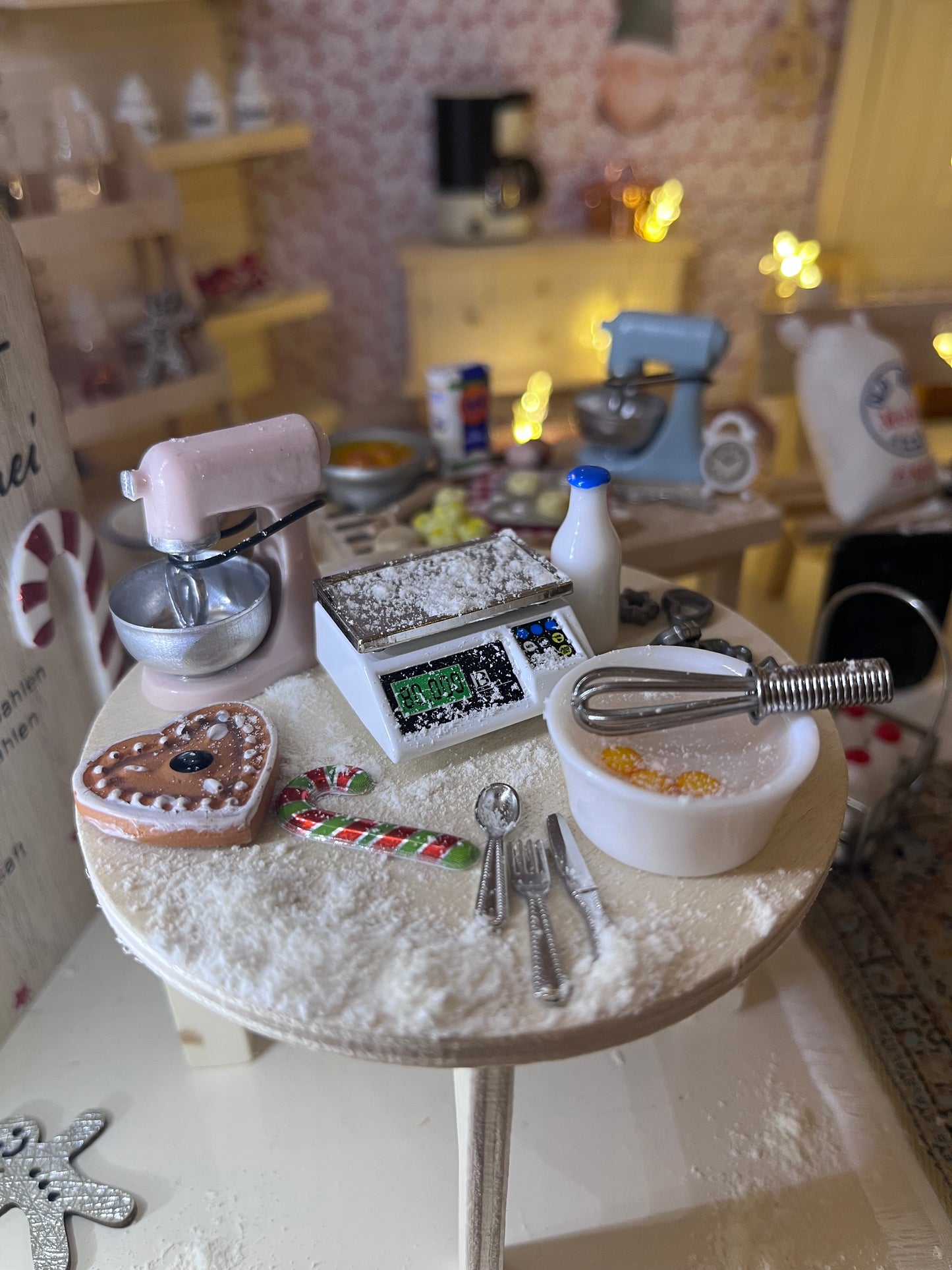 Waage - 2,5 x 2,8 x 1,1 cm - Zubehör Wichteltür