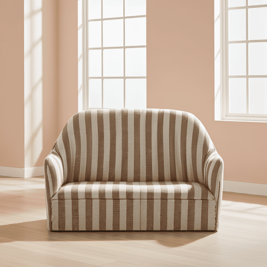 Sofa - beige -11,5 x 4,5 x 8 cm - Wichteltür Zubehör