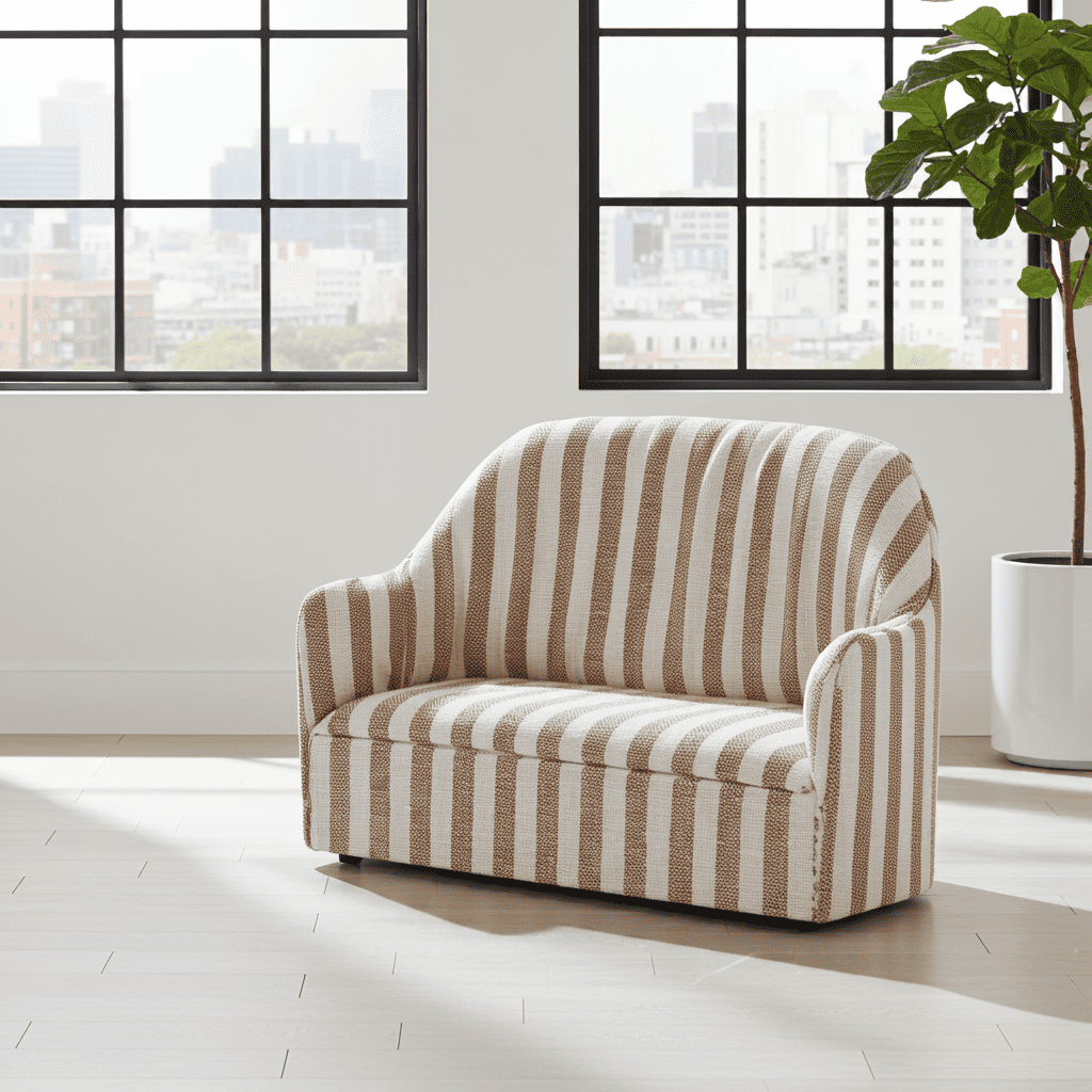 Sofa - beige -11,5 x 4,5 x 8 cm - Wichteltür Zubehör