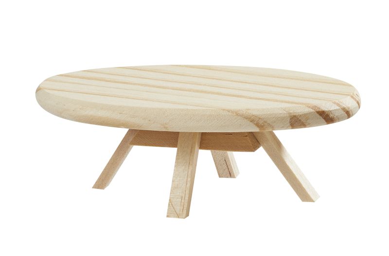 Sofa Tisch als Zubehör für die Wichteltür - Maße 9 x 4,8 x 3 cm