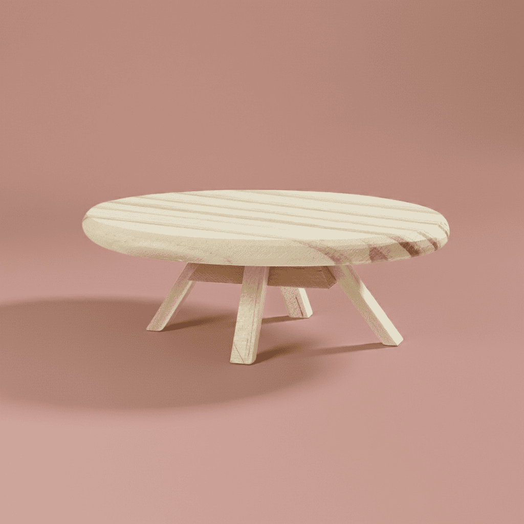 Sofa Tisch - 9 x 4,8 x 3 cm - Wichteltür Zubehör