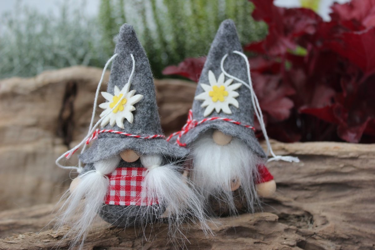 Wichtel - Schlenkerbeine - Waldwichtel - Filzwichtel - Engel - Weihnachtsdekoration - Kobold - Gnom