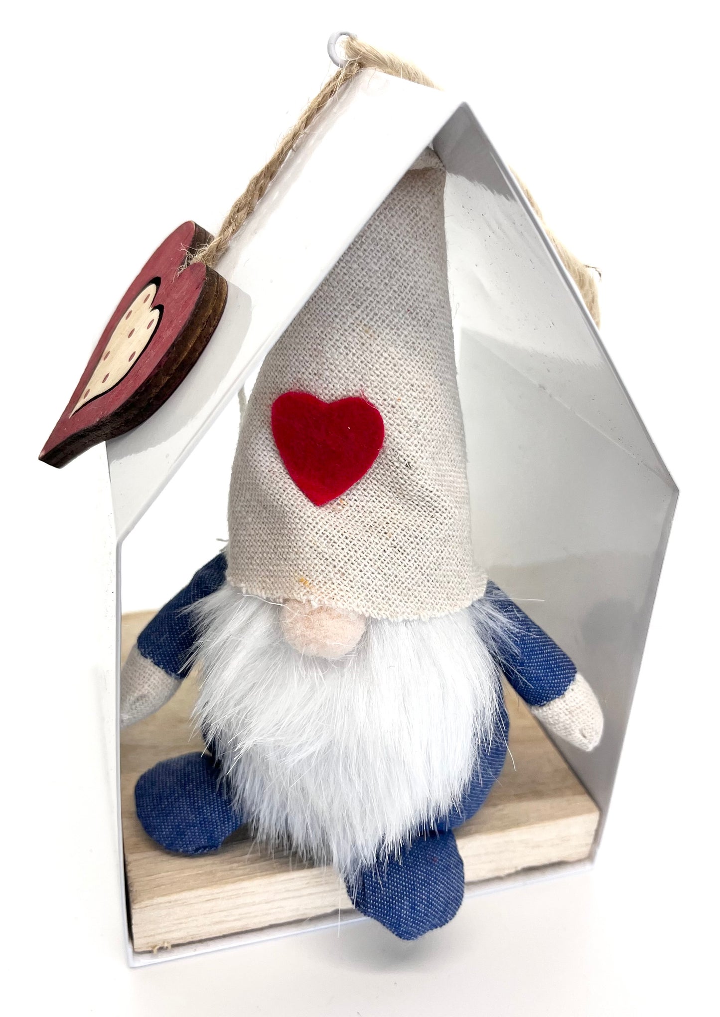 Wichtel mit Häuschen - Wichtelwelt - Wichtelhaus - Filzwichtel - Kantenhocker - Waldwichtel - Weihnachtswichtel - Dekofigur - s'Wichtal - Bernd Borowicz