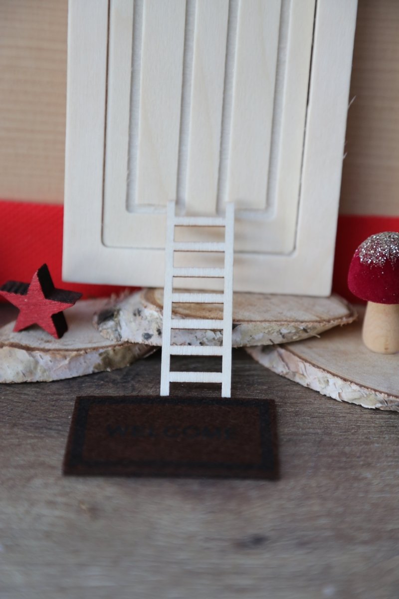 Wichtelwelt - Wichtelwelten - Wichteltür - Wichteltüren - Leiter - Dekoration - Wichtel - Filzwichtel - Kantenhocker - Waldwichtel - Weihnachtswichtel - Dekofigur - Zwerg - Gnom - s'Wichtal - Bernd Borowicz