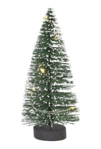Diese Mini Tanne mit LED Beleuchtung macht das Weihnachtsfest für den Wichtel besonders schön.