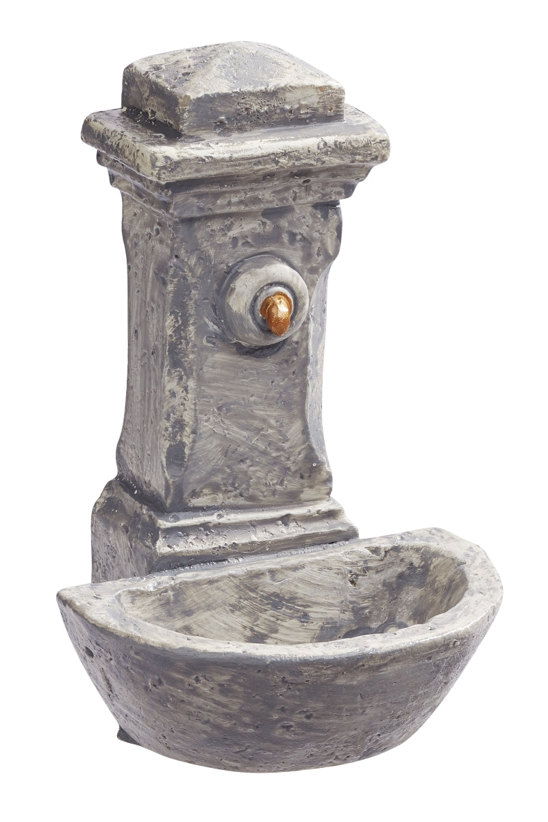 Brunnen - Polyresin - grau - ca. 6 cm - Wichteltür Zubehör - Wichteltüren - s'Wichtal - Bernd Borowicz