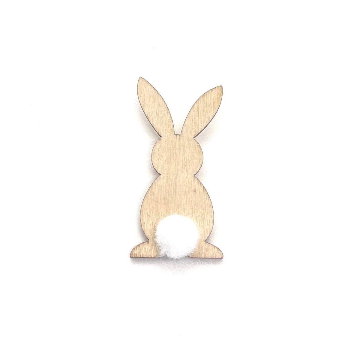 Hase mit Bommel - Wichtelwelt - Wichteltür - Dekoration - Wichtel - Ostern - Frühjahr - Frühling - s'Wichtal - Bernd Borowicz
