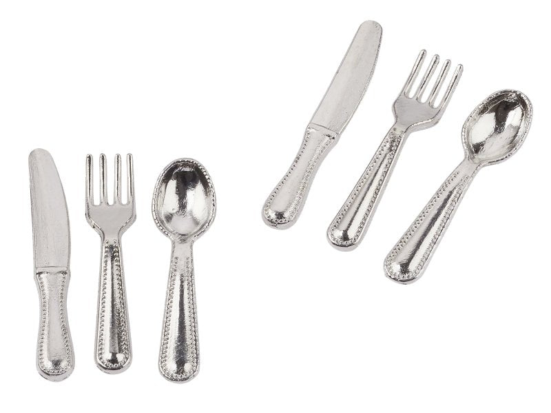 Besteck - Set - Messer - Gabel - Löffel - Wichtelwelt - Wichteltür - Dekoration - Puppenhaus - Wichtel - s'Wichtal - Bernd Borowicz