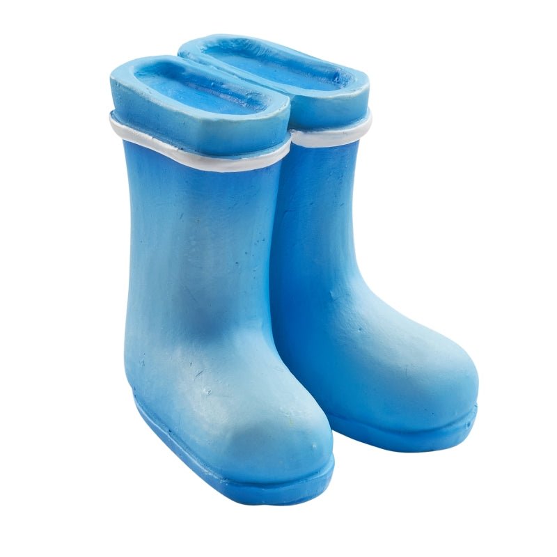 Gummistiefel - Polyresin - blau - Wichteltür Zubehör - Wichteltüren - s'Wichtal - Bernd Borowicz
