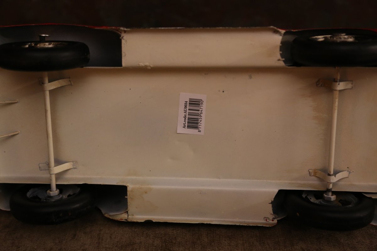 Abschleppwagen - US Car - Shabby Chic - rot / creme - Clayre & Eef - AU0034 - S´Wichtal - Bernd Borowicz