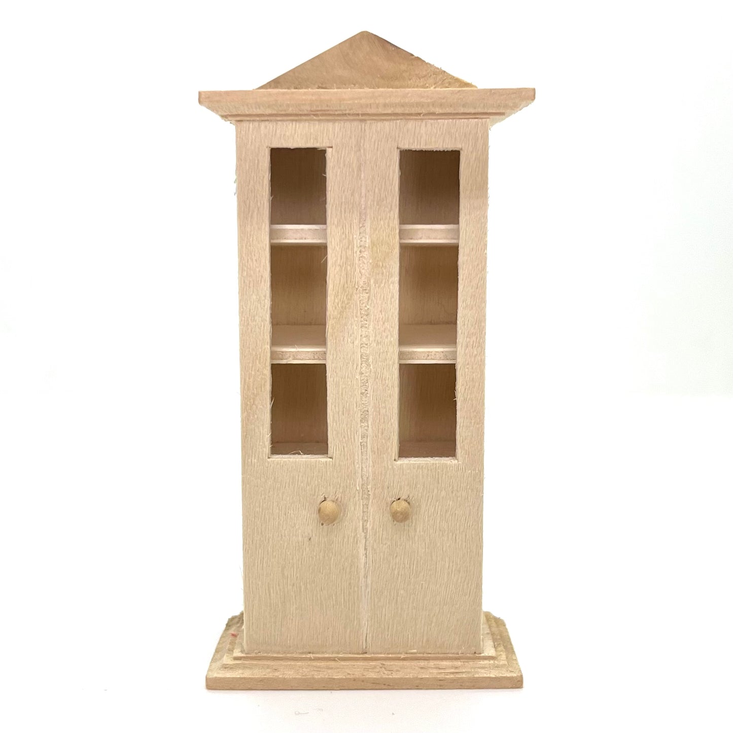 Schmaler Schrank - Holz - natur - 10,5 x 5,3 x 3,0 cm - Wichteltür Zubehör