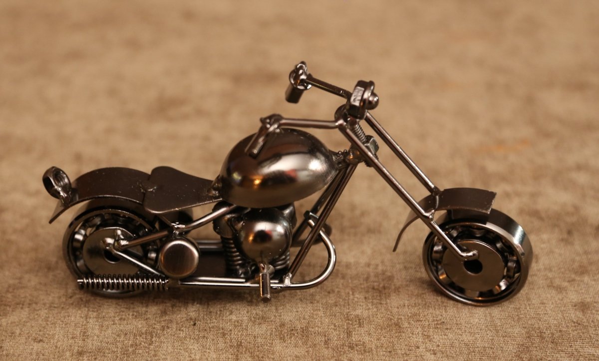 Motorrad - Chopper - modern - grau - Clayre & Eef - CC6Y0006 - S´Wichtal - Bernd Borowicz