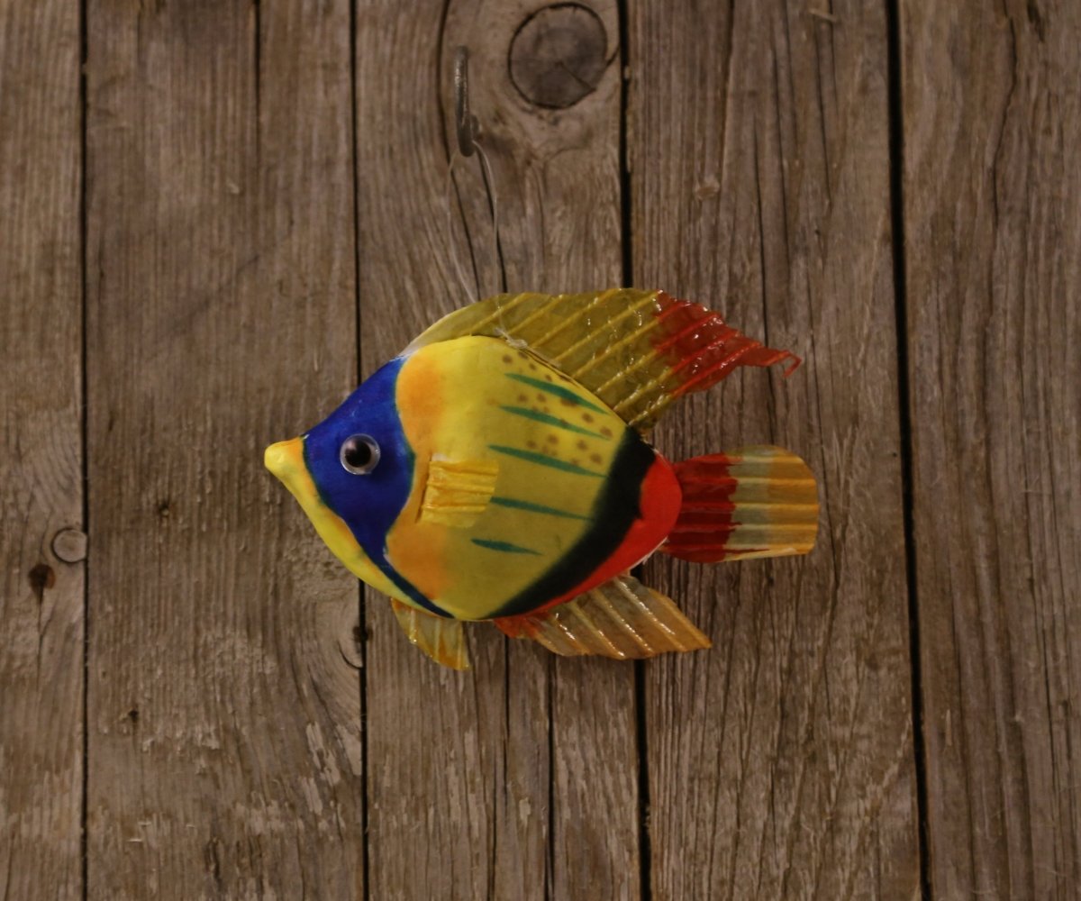 Papageienfische - Styropor - verschiedene Modelle - zum Hängen - B 13 cm x H 13 cm - S´Wichtal