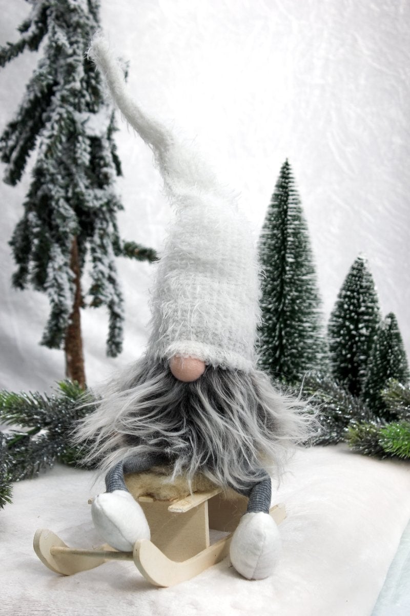 Wichtel - Zottelbart - Schlenkerbeine - weiß - 3 Größen - S´Wichtal - Bernd Borowicz