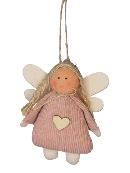 Engel zum Hängen - rosa oder grün - ca. 10 cm