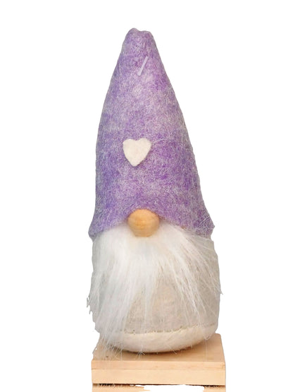 Wichtel mit Herzerlmütze - in 4 Farben - H ca. 12,5 cm