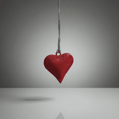 Diesen Herzhänger aus Enamel Lack gibt es 2 verschiedenen Größen. 
Maße: klein 5 x 5 cm (ohne Hänger) - groß 10 x 2 10 cm (ohne Hänger) - Farbe: rot - Material: Metall - 
Lieferumfang: 1 Hänger in der ausgesuchten Größe