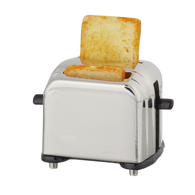 Toaster mit 2 Scheiben Toast als Wichteltür Zubehör - wenn es zum Abendessen mal schnell gehen muss