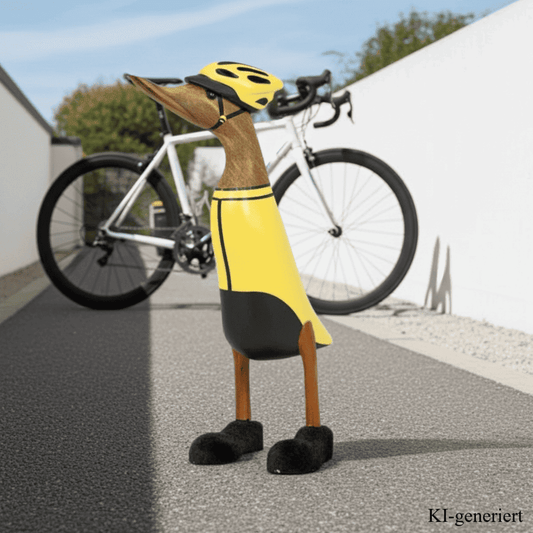 Bambusente Radfahrer mit Helm - gelb und schwarz - Höhe 25 cm.
Wunderschöne Deko aus Bambuswurzel. Jedes Teil handgefertigt und ein Unikat aus Bali. Ein Hingucker für Drinnen und Draußen. Zudem stehen die Enten aus Bambus für Familie, Treue & Liebe und Holz für Wachstum. So macht es sie dadurch auch zu einem bedeutungsvollen Geschenk für einen lieben Menschen.
Maße: H 25 cm
Material: Bambus, Holz
Farbe: gelb / schwarz
Ursprung: Indonesien