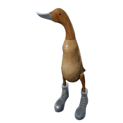 Ente aus Bambus mit grauen Stiefeln, grauem Schnabel und einer Höhe von ca 40 cm. Jedes Teil handgefertigt und ein Unikat. Ein Deko Hingucker für Drinnen und Draußen. Zudem stehen die Enten aus Bambus für Familie, Treue & Liebe und Holz für Wachstum. So macht es sie dadurch auch zu einem bedeutungsvollen Geschenk für einen lieben Menschen. 
Ente mit Stiefeln /&nbsp; grau
Farbe: natur / grau
Material: Bambus, Holz
Maße: Höhe ca 40 cm
Ursprung: Indonesien