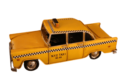 Taxi - Yellow Cab - US Car - Shabby Chic - gelb - Clayre & Eef - AU0045