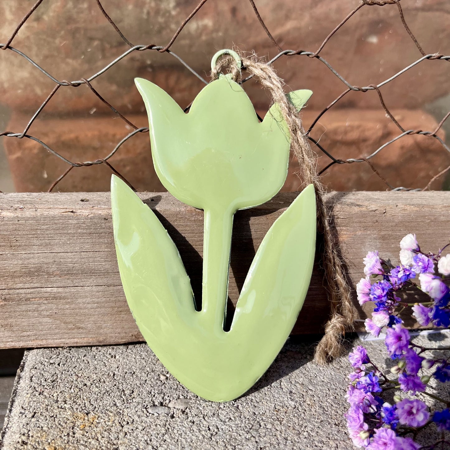 Den Blumen Hänger als Tulpe aus Enamel Lack gibt es 2 verschiedenen Farben.
Maße: B x T x H: 6,5 x 1 x 10 cm (ohne Hänger)
Farben: grün oder rosa
Material: Metall
Lieferumfang: 1 Hänger in der ausgesuchten Variante