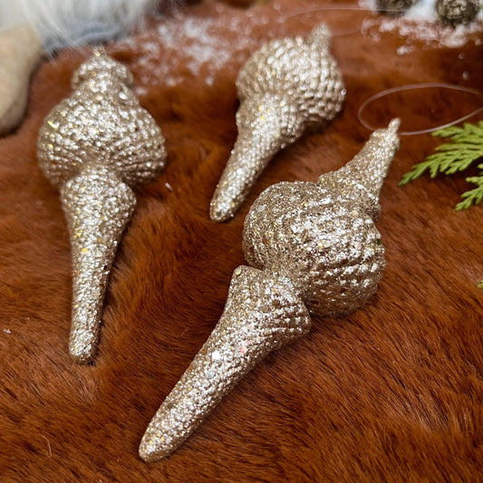 3-teiliges Set „Ornament“ - champagner od. rosa - ca. 10cm - Material Kunststoff