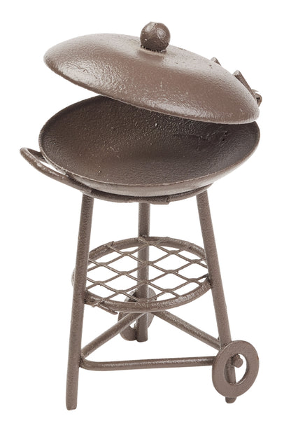 Mini-Grill - Metall - braun - H 6 cm - Wichteltür Zubehör - Wichteltüren - s'Wichtal - Bernd Borowicz