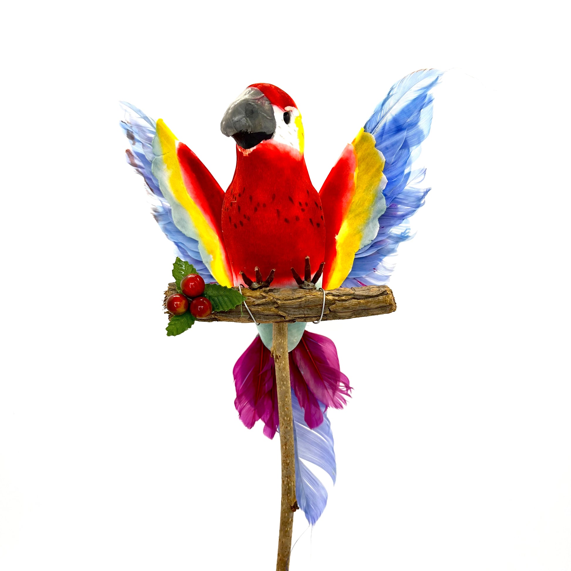 Papageien - Styropor - verschiedene Modelle - zum Stecken - B 15 cm x H 28 cm - S´Wichtal