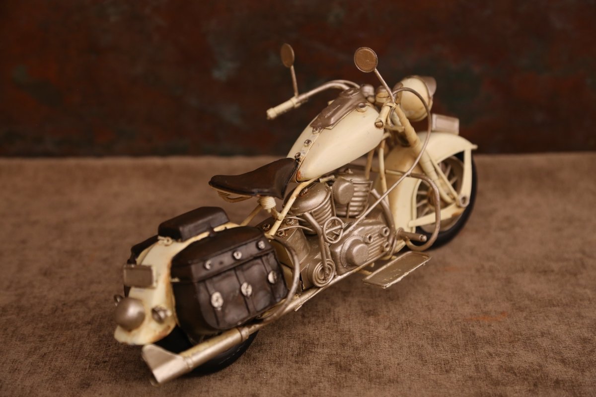 Motorrad - Shabby Chic - creme - Clayre & Eef - 6Y3825 - S´Wichtal - Bernd Borowicz