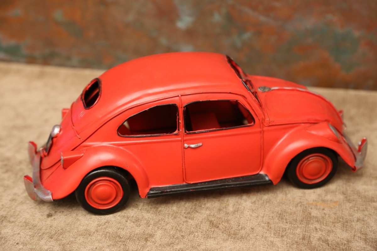 Oldtimer - VW Käfer - lizenziert - Shabby Chic - rot - Clayre & Eef - 6Y3432 - S´Wichtal - Bernd Borowicz