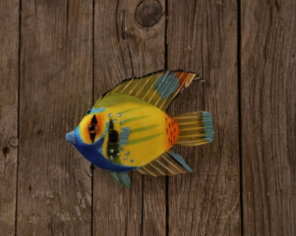 Papageienfische - Styropor - verschiedene Modelle - zum Hängen - B 13 cm x H 13 cm - S´Wichtal
