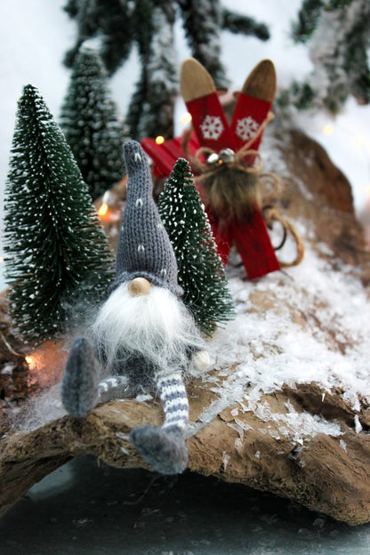 Wichtel - Schlenkerbeine - rot oder grau - ca. 17 cm - S´Wichtal - Bernd Borowicz